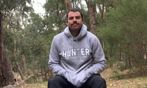 Kieran Ryan on his property in rural Victoria