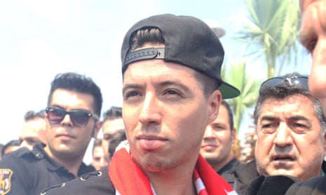 Samir Nasri, shortly after signing for Antalyaspor in August. His contract has since been terminated.