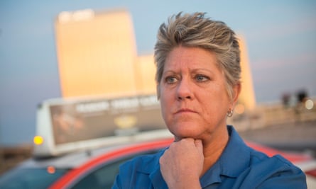 Cori Langdon, a Las Vegas taxi driver who helped save people during the massacre, faced online abuse from conspiracy theorists.