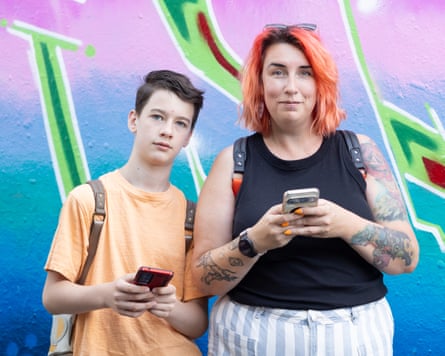 Stacie Smith with her son Rupert.