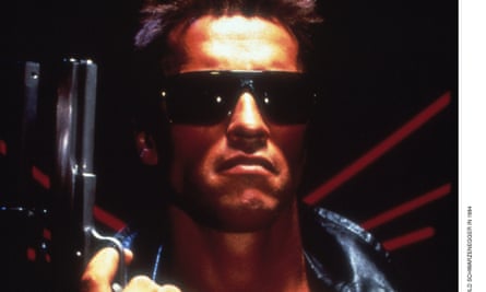 Arnold Schwarzenegger as the Terminator, 1984