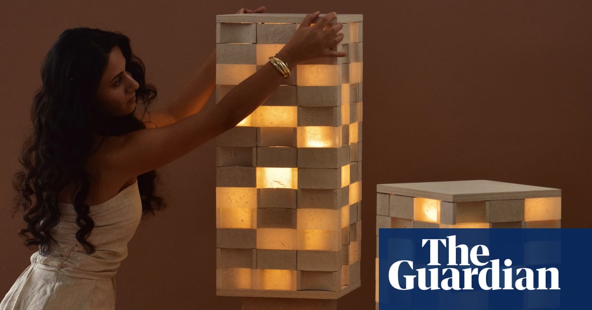 Lamp made out of eggshells cracks prestigious furniture award