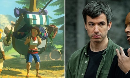 Composite image of Beedle and Nathan Fielder
