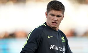 Capitán sarracenos Owen Farrell. El club ahora parece estar listo para recibir más castigos por infracciones salariales.