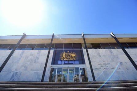An exterior shot of the court building