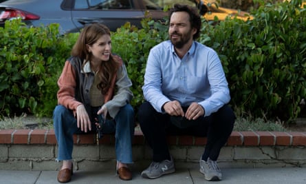 Anna Kendrick and Jake Johnson in Self Reliance.
