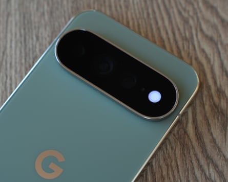 The HiLight LED on the back of the Google Pixel 11 Pro XL.