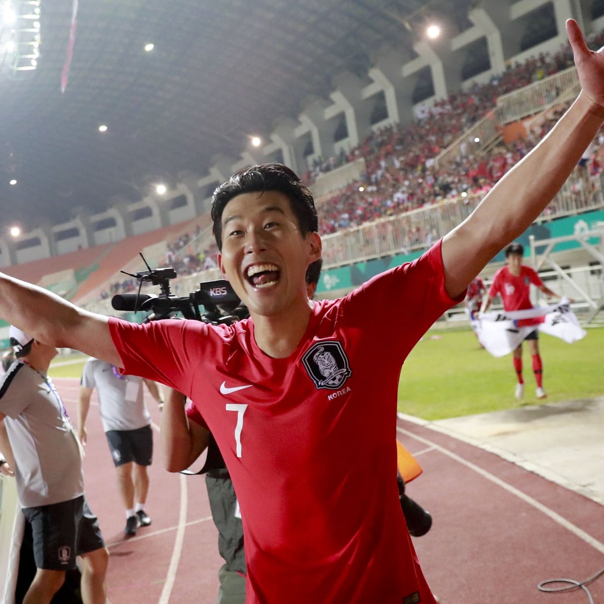 Son Heung Min Spared Military Service As South Korea Take Asian Games Gold Football The Guardian