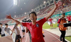 Son Heung Min Spared Military Service As South Korea Take Asian Games Gold Football The Guardian