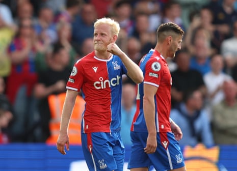 Will Hughes equalises for Palace.