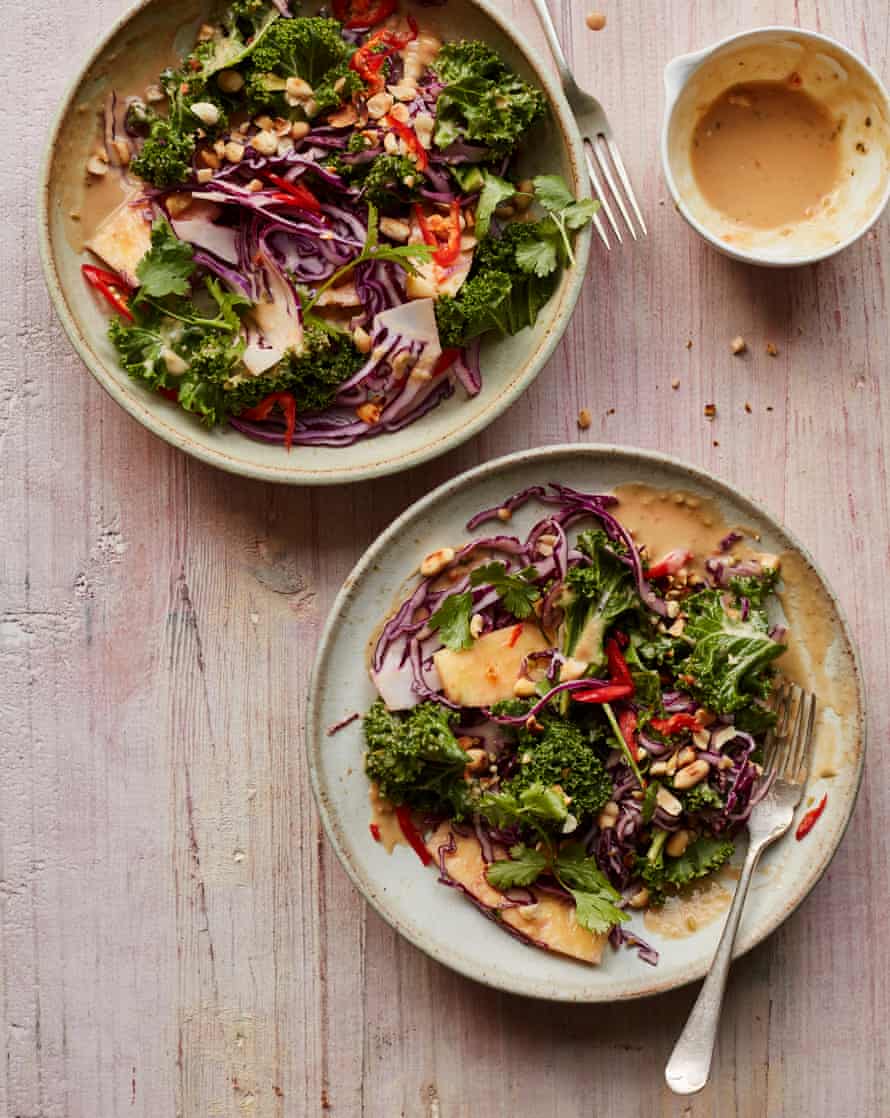 Spicy rolls and a winter salad: Ravinder Bhogal's kale recipes | Indian