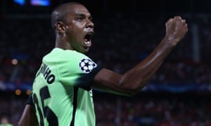 Fernandinho was highly impressive for Manchester City at Sevilla and scored their second goal in a 3-1 victory.