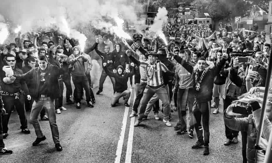 Supporters of Athletic Bilbao