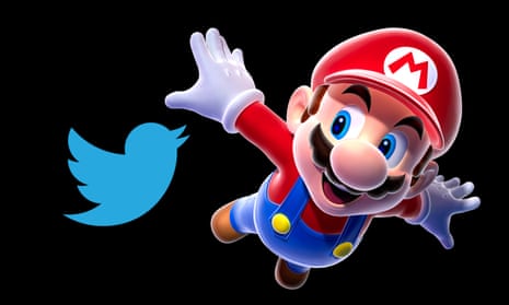 Super Mario has been the victim of a Twitter Blue prankster.