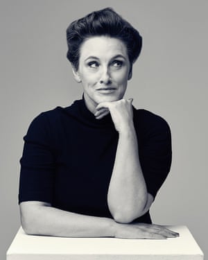 Grace Dent wearing black