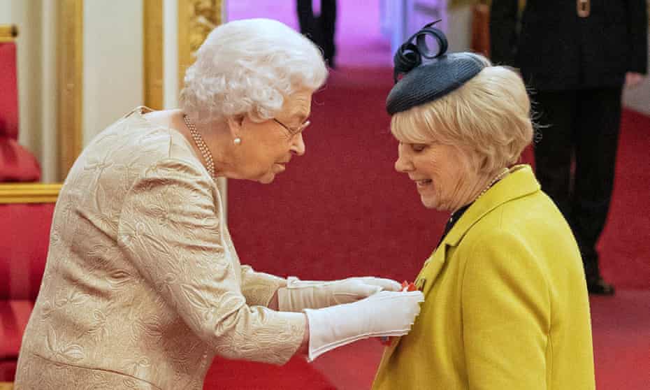 The Queen awards the CBE to Wendy Craig