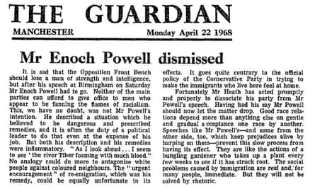 Editorial, the Guardian, 22 April 1968.