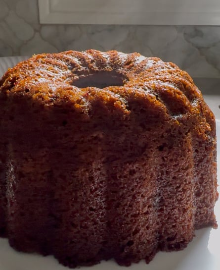 Grant’s Christmas pudding, based on his grandmother’s recipe.