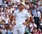 Wimbledon 2026: Fery stuns Dimitrov to extend fairytale; Keys and De Minaur beaten on day eight – live