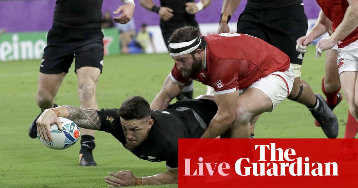 Rugby World Cup 2019: New Zealand v Canada – live!