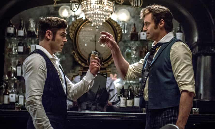Zac Efron and Hugh Jackman in The Greatest Showman.