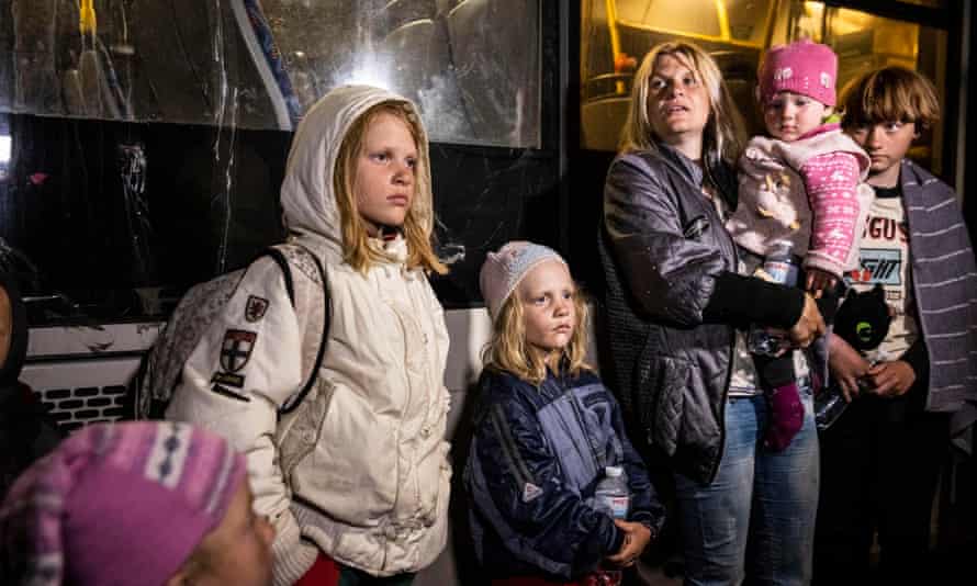 Women and child refugees