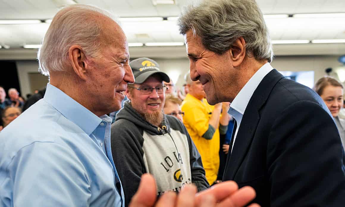 John Kerry played a prominent role in creating the Paris climate accord, which the US left under Trump. Biden has promised to re-enter the agreement as a matter of urgency.