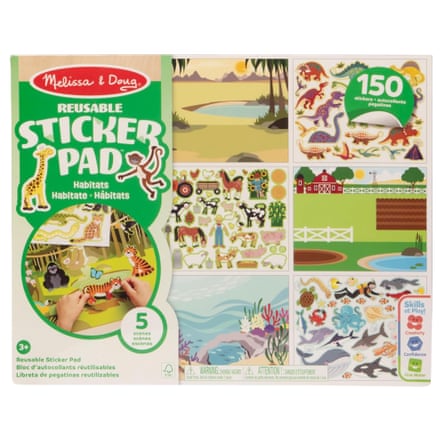 Melissa & Doug reusable sticker pad.