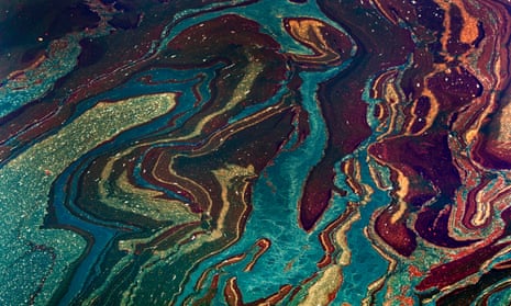 Oil floats in the Gulf of Mexico after the Deepwater Horizon oil spill. Governor Rick Scott has said his priority was to ensure Florida’s natural resources are protected.