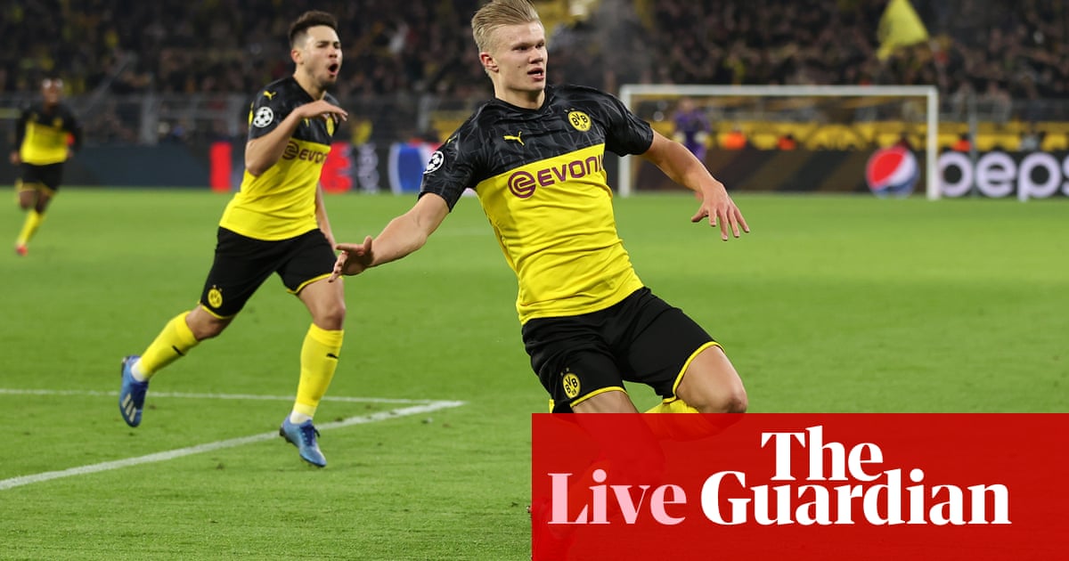 Borussia Dortmund 21 PSG Champions League last 16 – as it happened