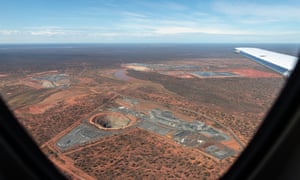 Landscape near Kalgoorlie, where Lydia Williams grew up, pictured last month.