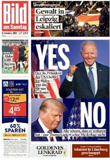 Bild front page 8 November 2020