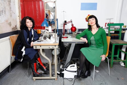 Orsola de Castro (left) and Carry Sommers at De Castro’s studio in south London