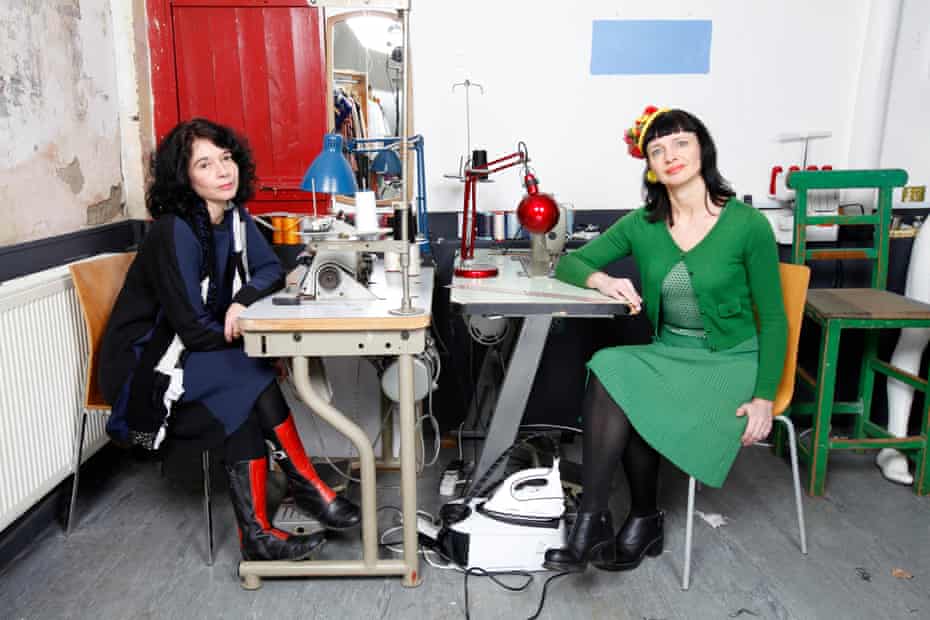 Orsola de Castro (left) and Carry Sommers at De Castro’s studio in south London