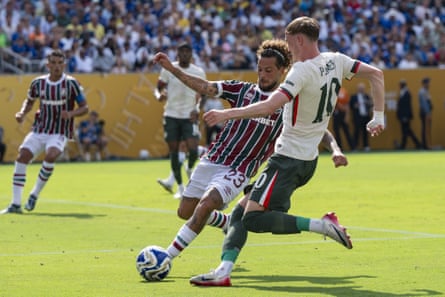 Cole Palmer in action against Fluminense