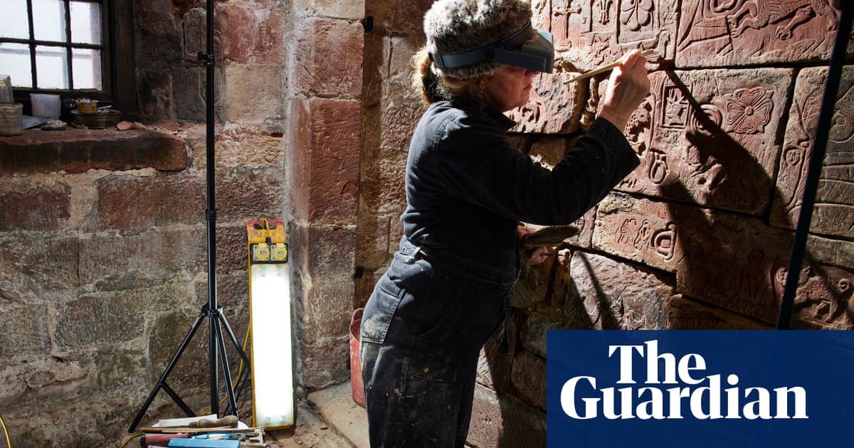 Carlisle Castle restores 15th-century carvings thought to be by prison guards
