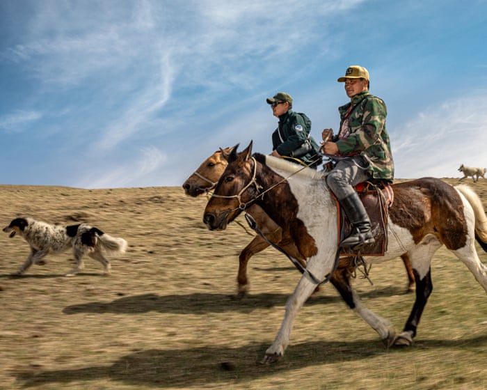 Fire rangers of Mongolian steppe: climate crisis spurs revival of ancient knowledge – photo essay