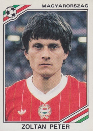 Zoltan Peter’s face was everywhere we looked early on in the 1986 World Cup tournament.