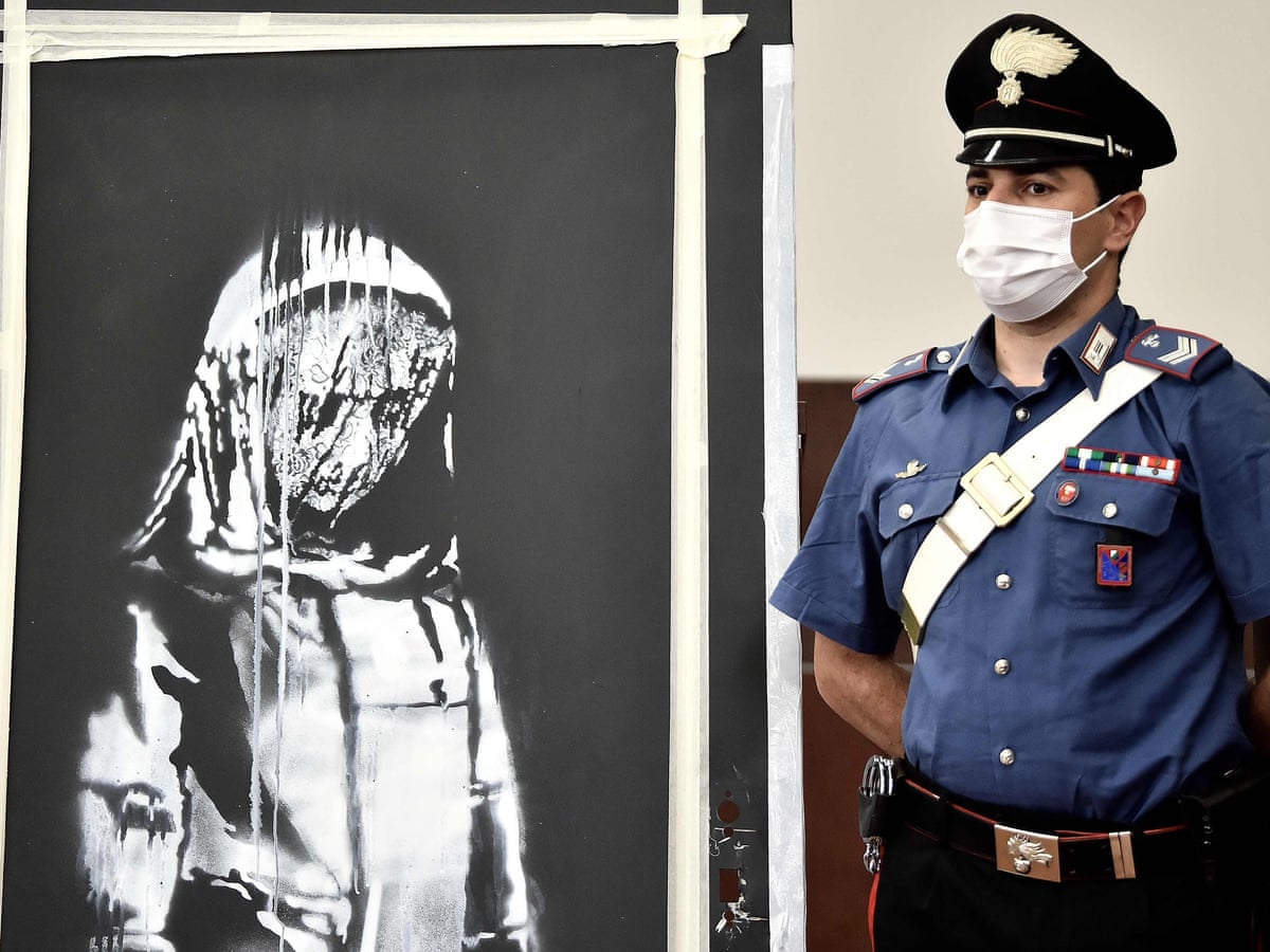 Six Arrests In France Over Theft Of Banksy Artwork From Bataclan World News The Guardian
