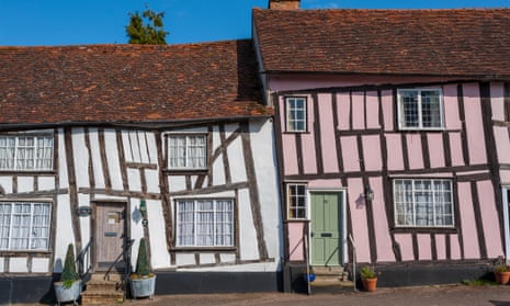 Half-timbered houses in Lavenham … ‘almost every building in the centre is a slice of history.’