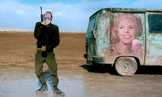Yonaton Shiray as Jonathan in Foxtrot.