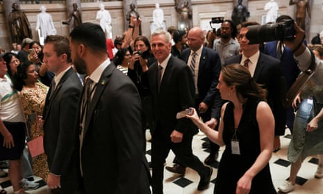 Kevin McCarthy, the US House speaker, downplayed concerns over divisions among Republicans after the debt ceiling bill was passed.