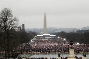 People pack the National Mall for the March in Washington