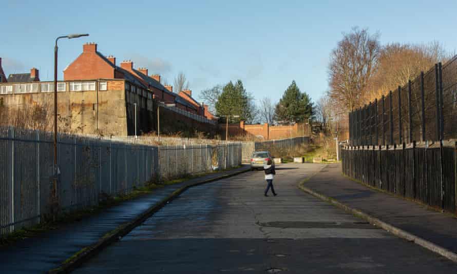 Mountcollyer Street, el área donde el actor Kenneth Branagh se fue a una edad temprana al comienzo de The Troubles.