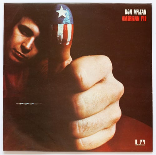 The cover of American Pie, 1971 album by Don McLean on United Artists - Editorial use only2AKEF7K The cover of American Pie, 1971 album by Don McLean on United Artists - Editorial use only