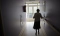 (FILES) This file photo taken on March 18, 2011 shows a woman, suffering from Alzheimer's disease, walking in a corridor in a retirement house in Angervilliers, eastern France. For decades now, soaring population growth and ageing rates have been forecast to ignite a global explosion of Alzheimer's, the memory- and freedom-robbing disease afflicting mainly 65-plussers. But an unexpected, and hopeful, trend may be emerging. / AFP PHOTO / Sébastien BOZONSEBASTIEN BOZON/AFP/Getty Images