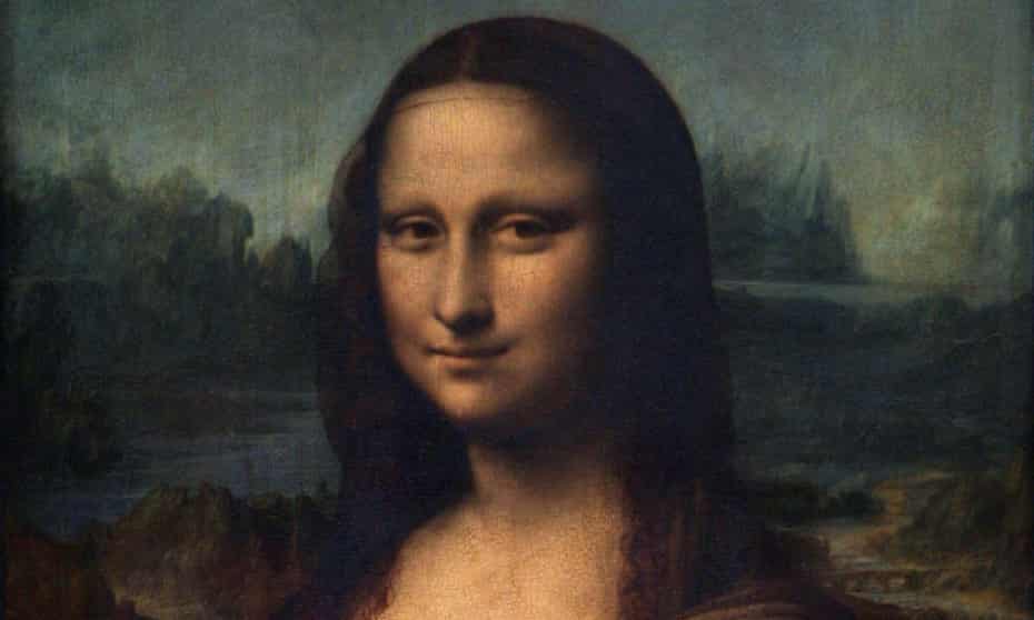 The portrait of Mona Lisa, by Leonardo da Vinci.