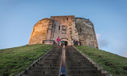 The beautiful Clifford’s Tower in York