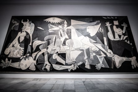 Pablo Picasso's Guernica on display at the Reina Sofia Museum in Madrid in 2023.