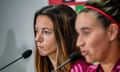 Spain's Aitana Bonmati and Mariona Caldentey have spoken about their struggles and said they are looking forward to focusing on football after weeks of controversy following their World Cup victory